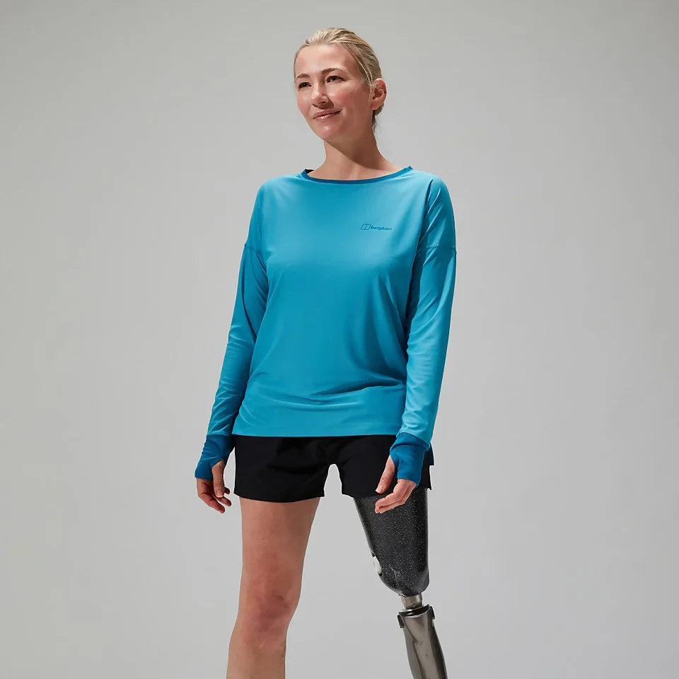 Women's Nesna Long Sleeve Baselayer - Blue