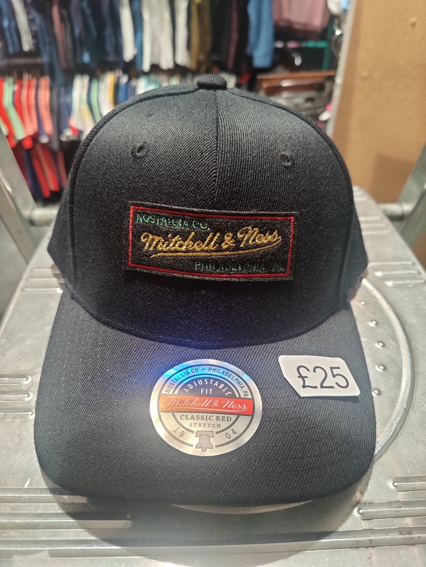 Mitchell And Ness Box Logo Cap