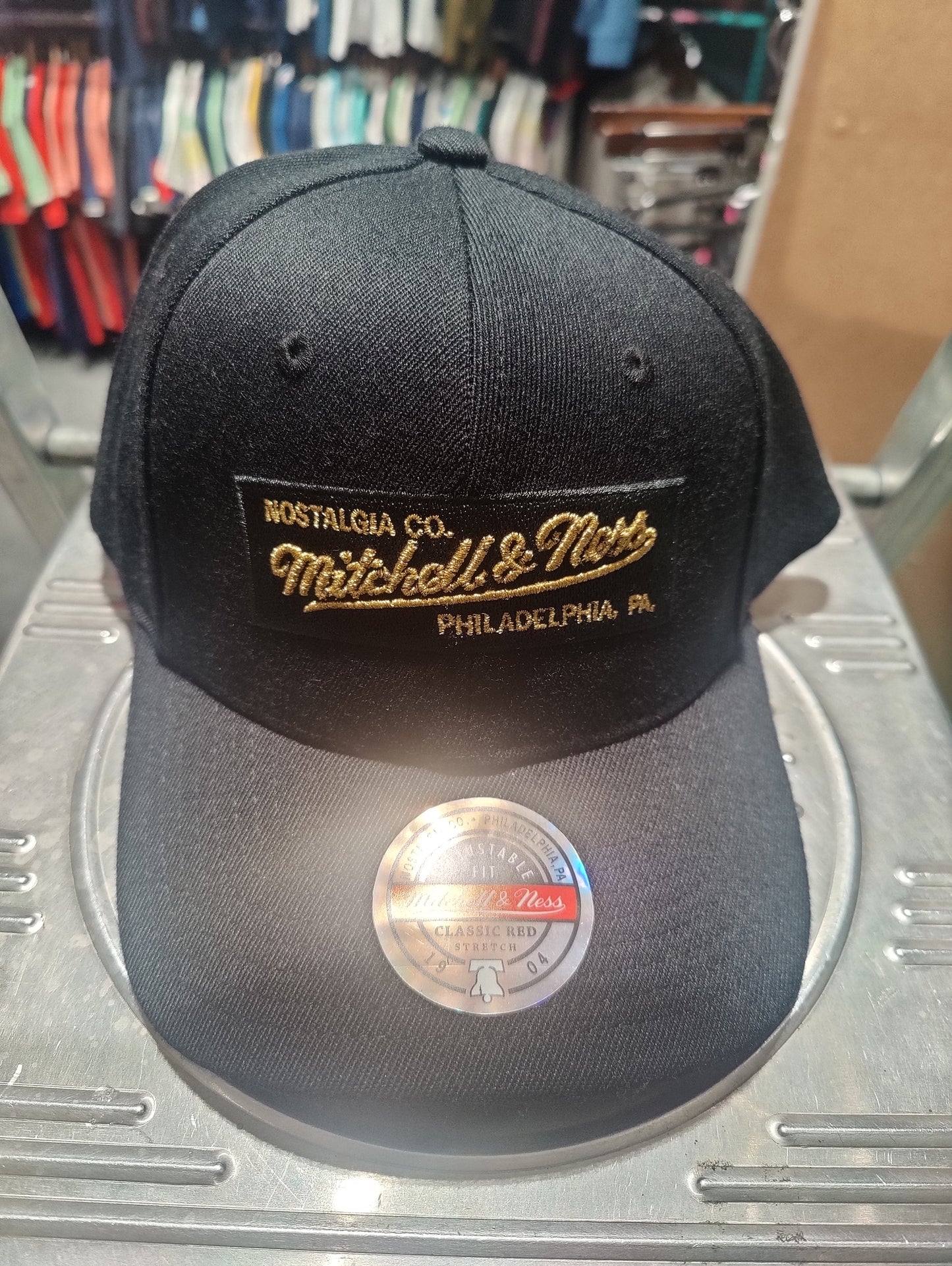Mitchell And Ness Box Logo Cap