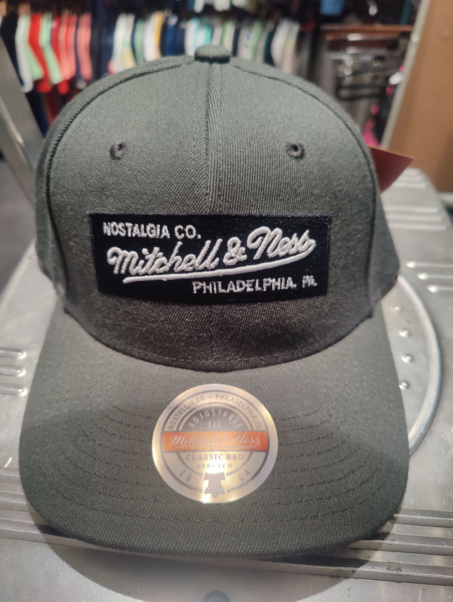 Mitchell And Ness Box Logo Cap