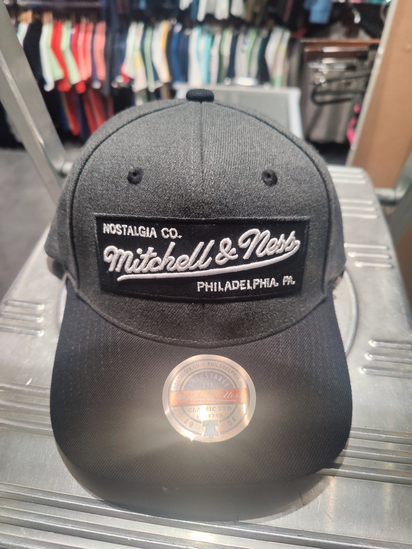 Mitchell And Ness Box Logo Cap
