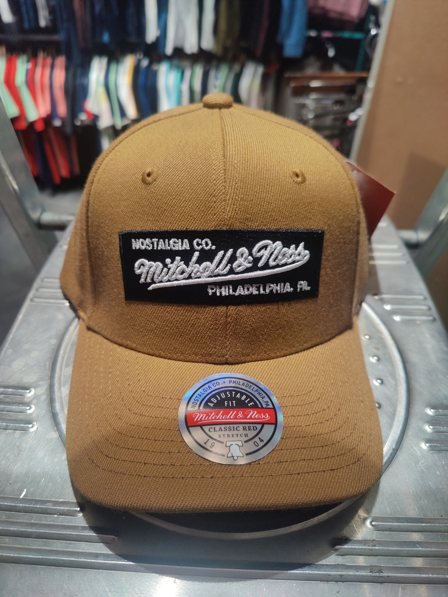 Mitchell And Ness Box Logo Cap