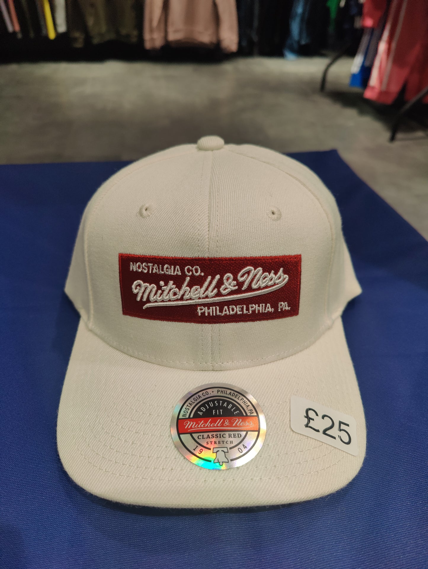 Mitchell And Ness Box Logo Cap
