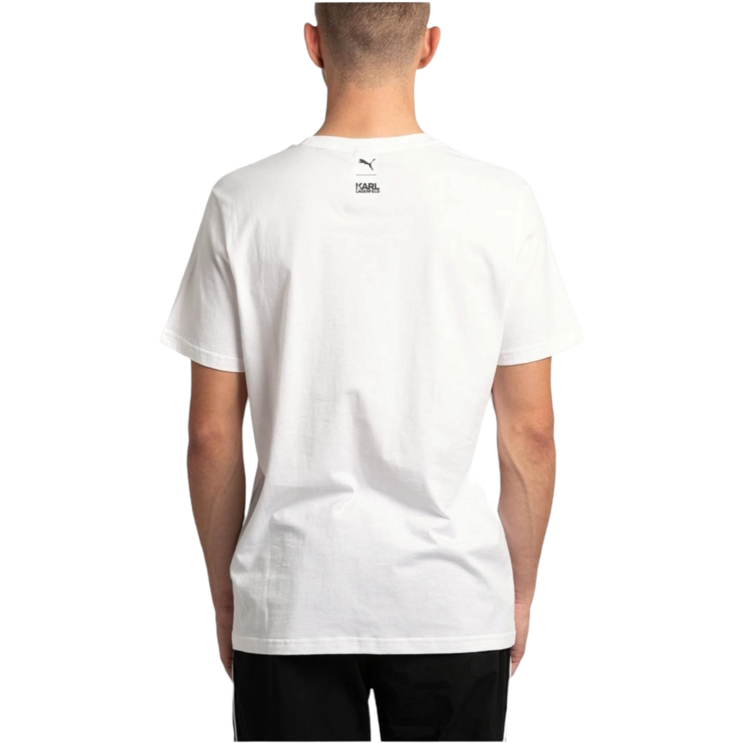 PUMA X KARL LAGERFELD TEE - WHITE/RED