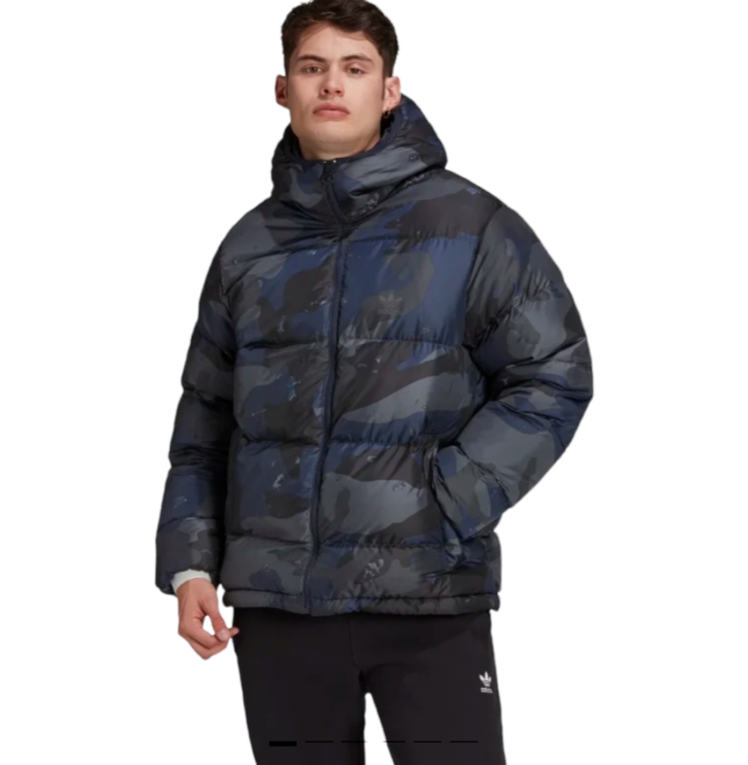 Adidas Camo Puffa Jacket - Camo