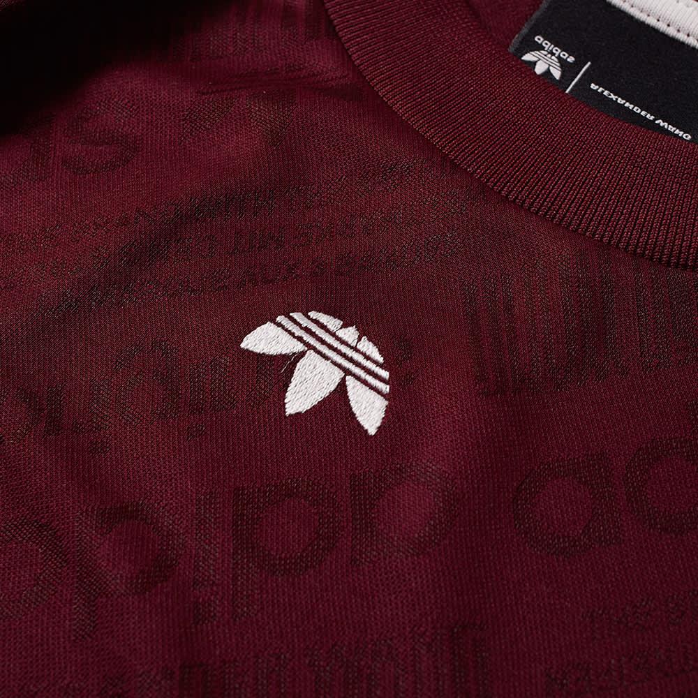 Adidas X Alexander Wang Long Sleeve Football Jersey - Maroon (4349257810033)