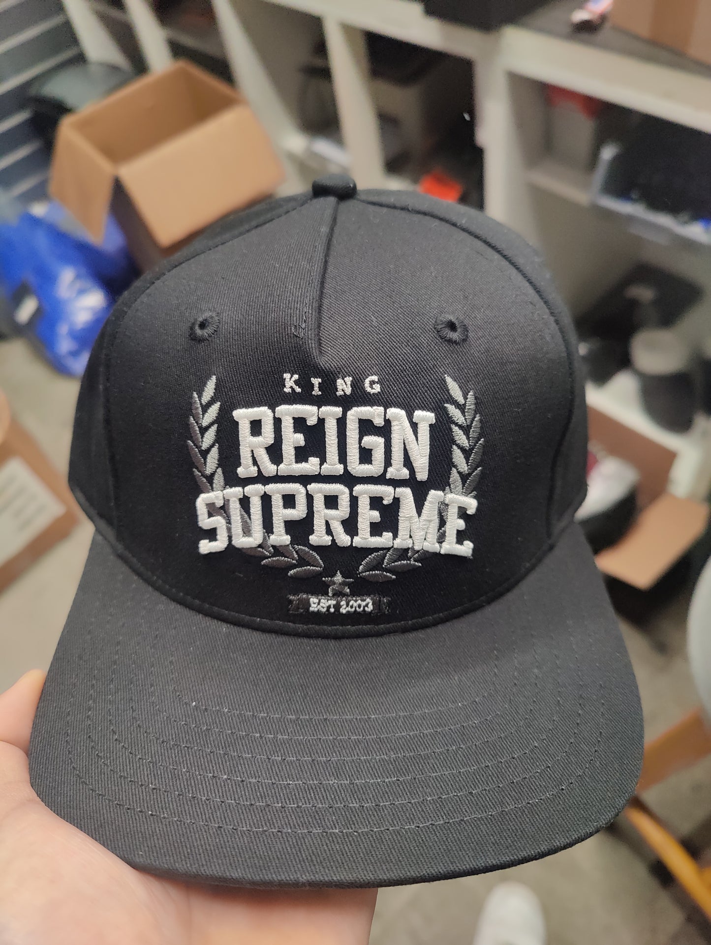 King earlham tech snapback hat