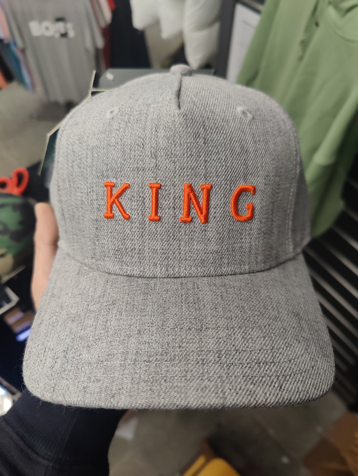 King Stepney curve peak hat