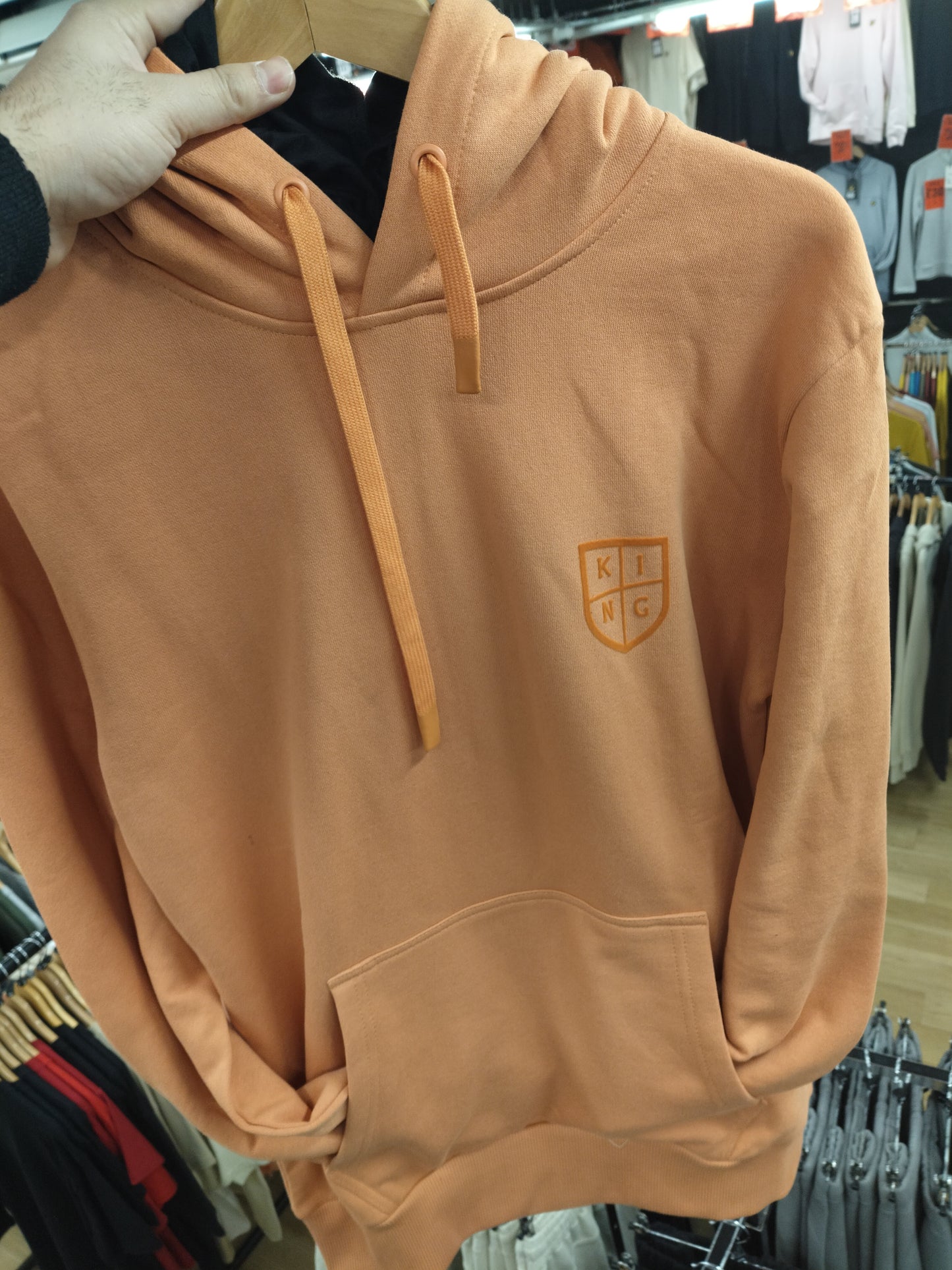 King Aldgate mask hoodie