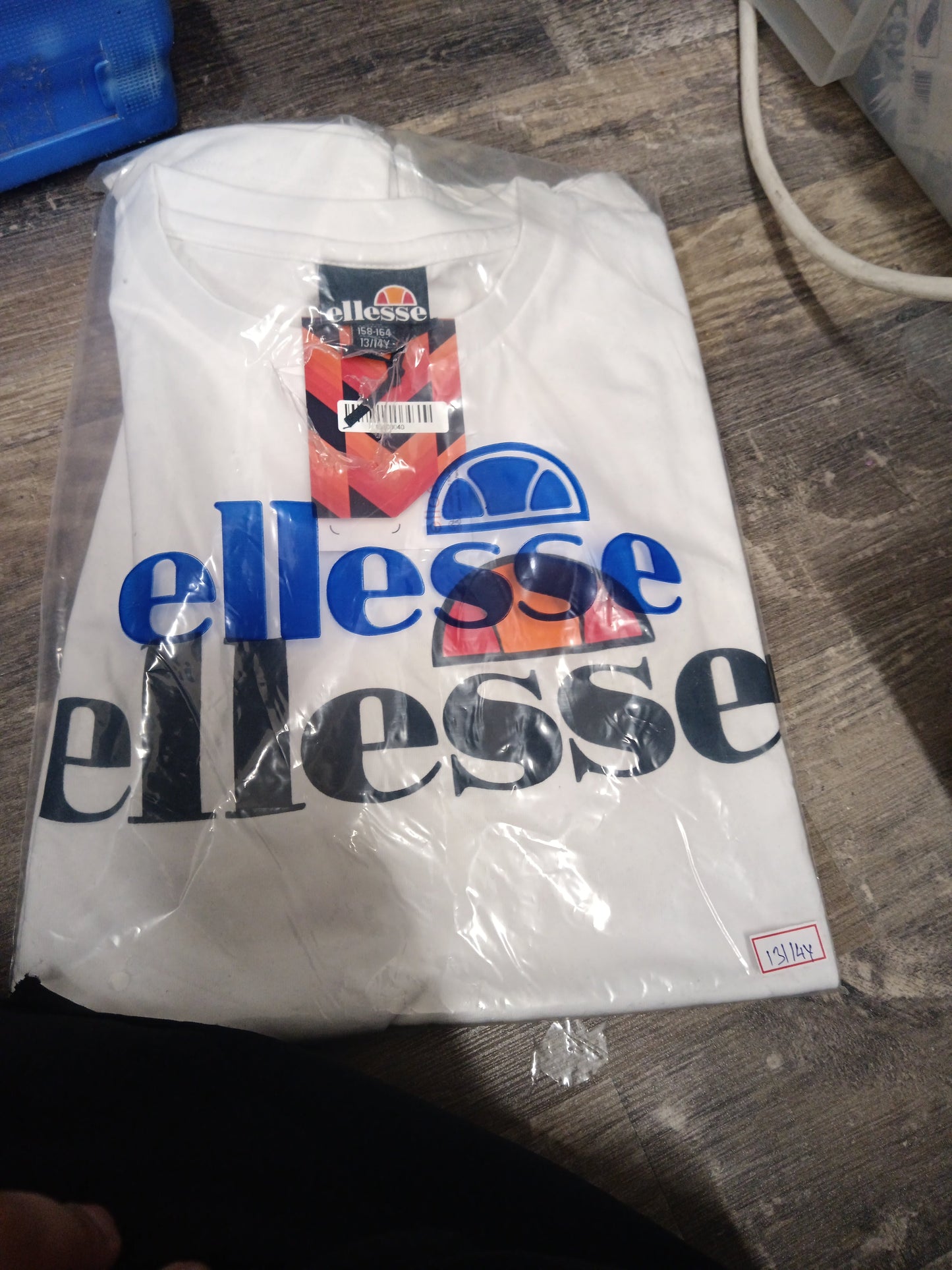 Ellesse kids tee white