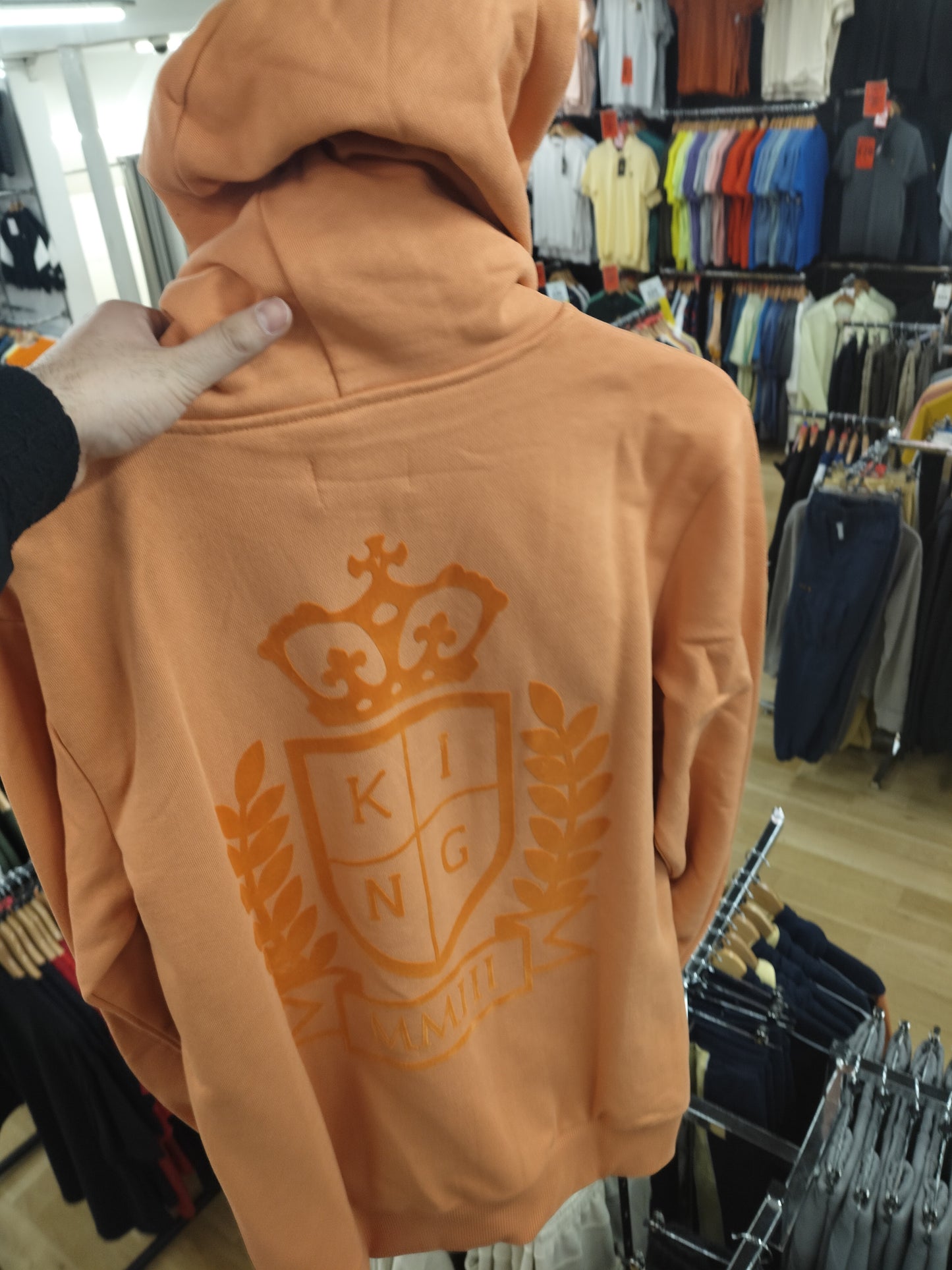 King Aldgate mask hoodie