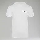 Men's Snowdon Colour Logo Short Sleeve Tee White