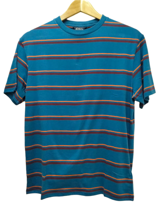 Ben Sherman Stripe T-Shirt - Blue