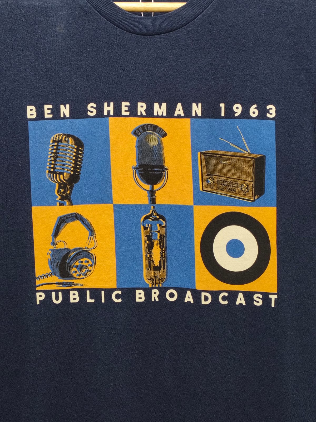 Ben Sherman Public Broadcast T-Shirt - Navy