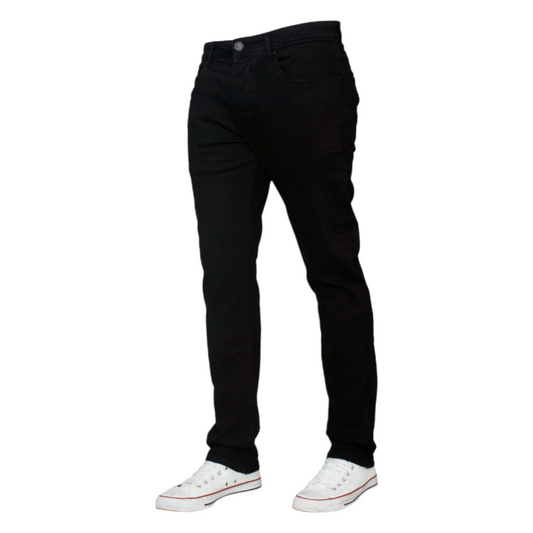 Enzo EZ325 Black Stretch Skinny