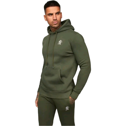 GYM KING FLEECE OVERHEAD HOODIE - KHAKI