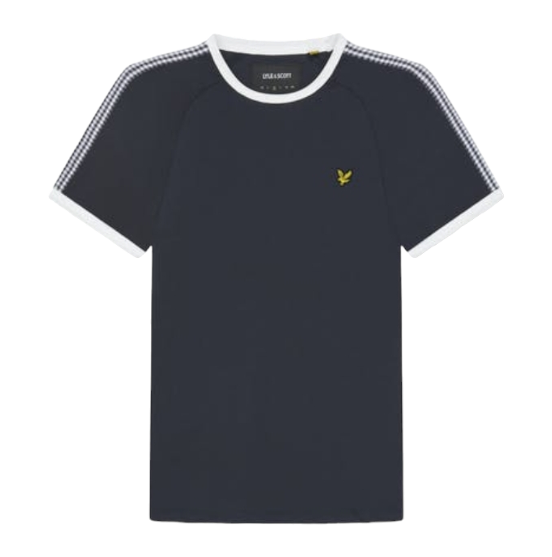 Lyle and Scott Gingham Stripe T-shirt