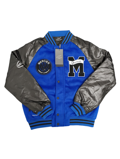 Mercier Varsity Jacket - Blue/Black