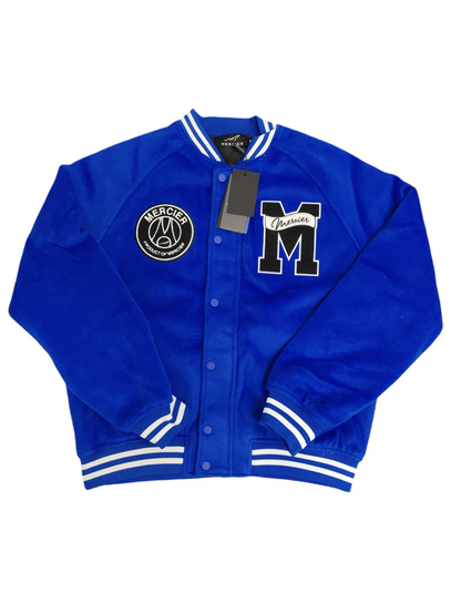 Mercier Varsity Jacket - Blue/White