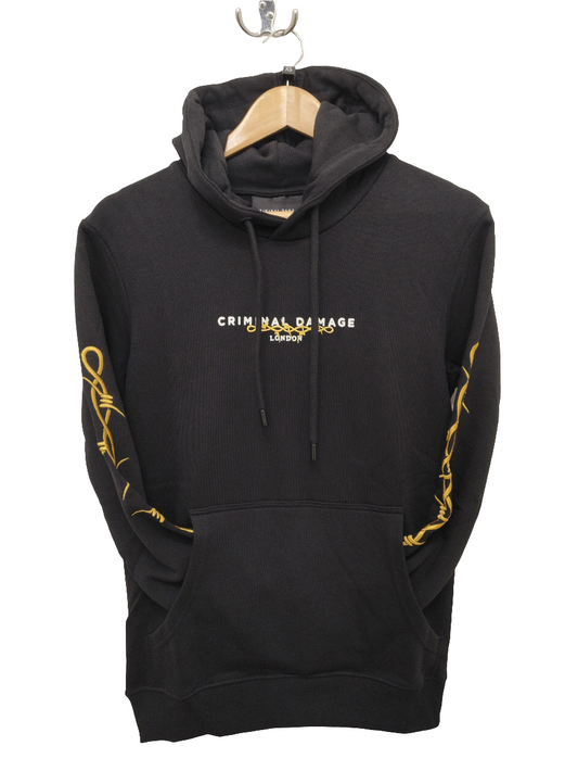 Criminal Damage Barb wire hoodie