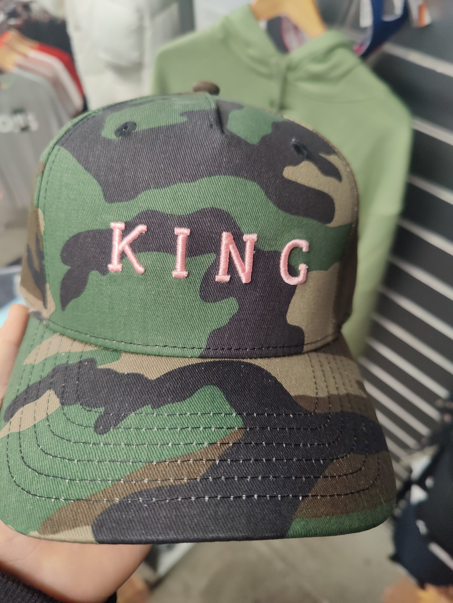 King Stepney curve peak hat