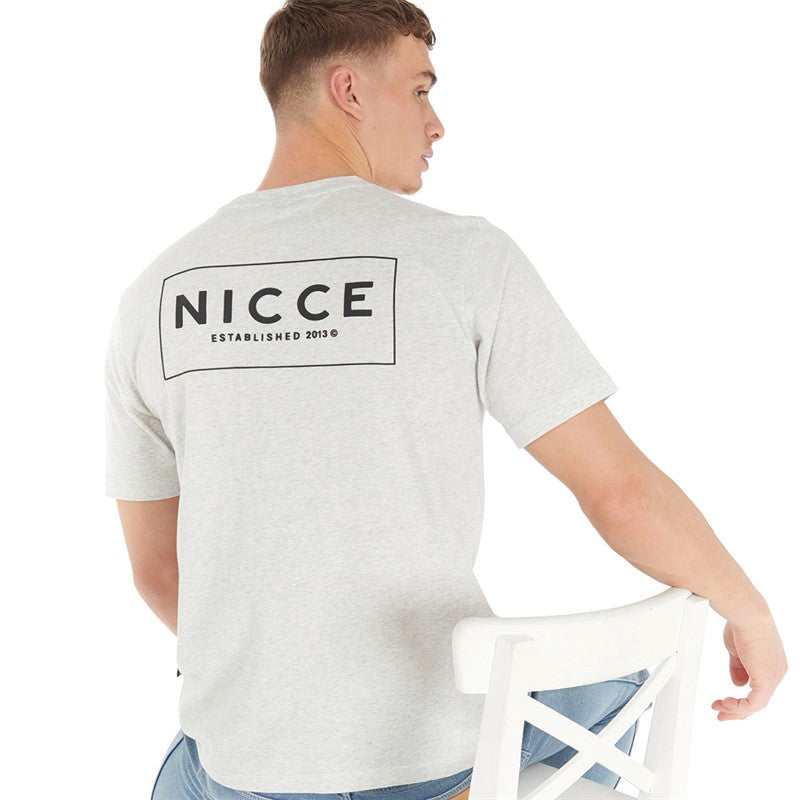 Nicce Est 13 Tshirt Oat Marl