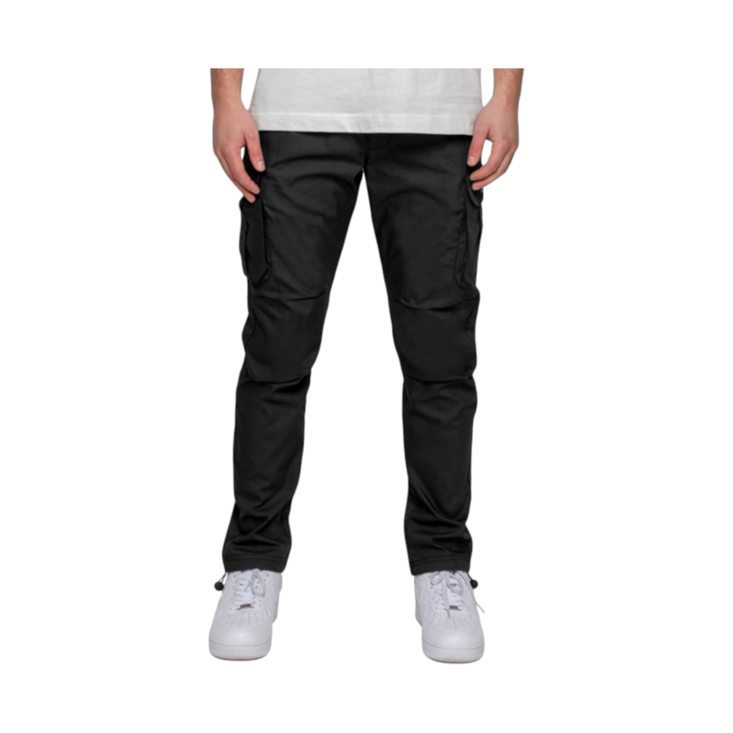 Enzo Cargo Trousers Black