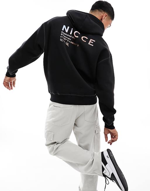 Nicce Warped Logo Hood