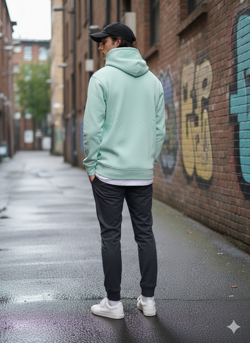 Nicce Mercury Hood Pale Mint