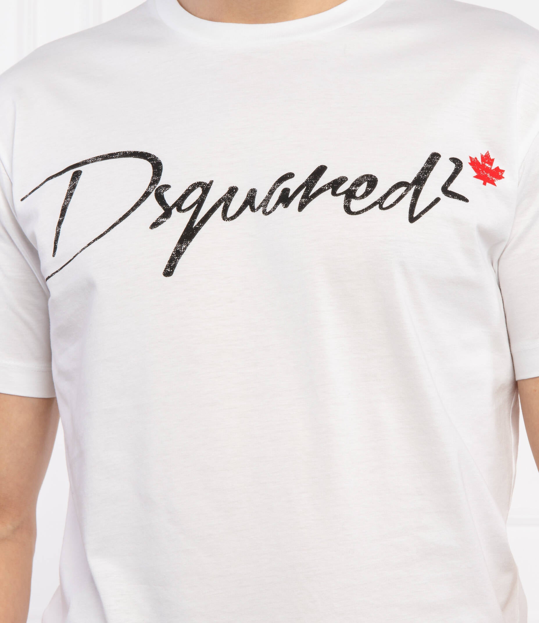 Dsquared2 White Italic Logo T-Shirt