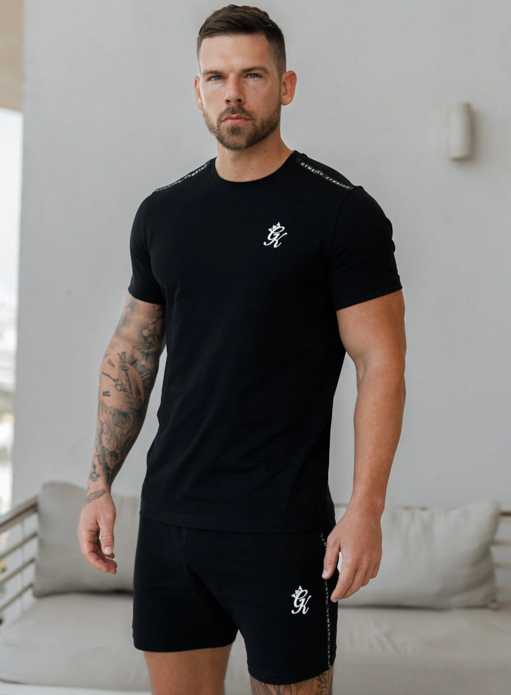 Gym King Taped Jersey T-Shirt