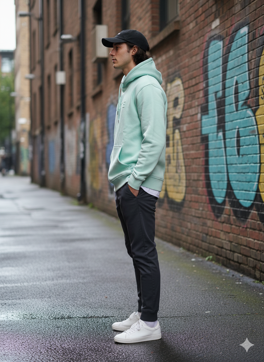 Nicce Mercury Hood Pale Mint