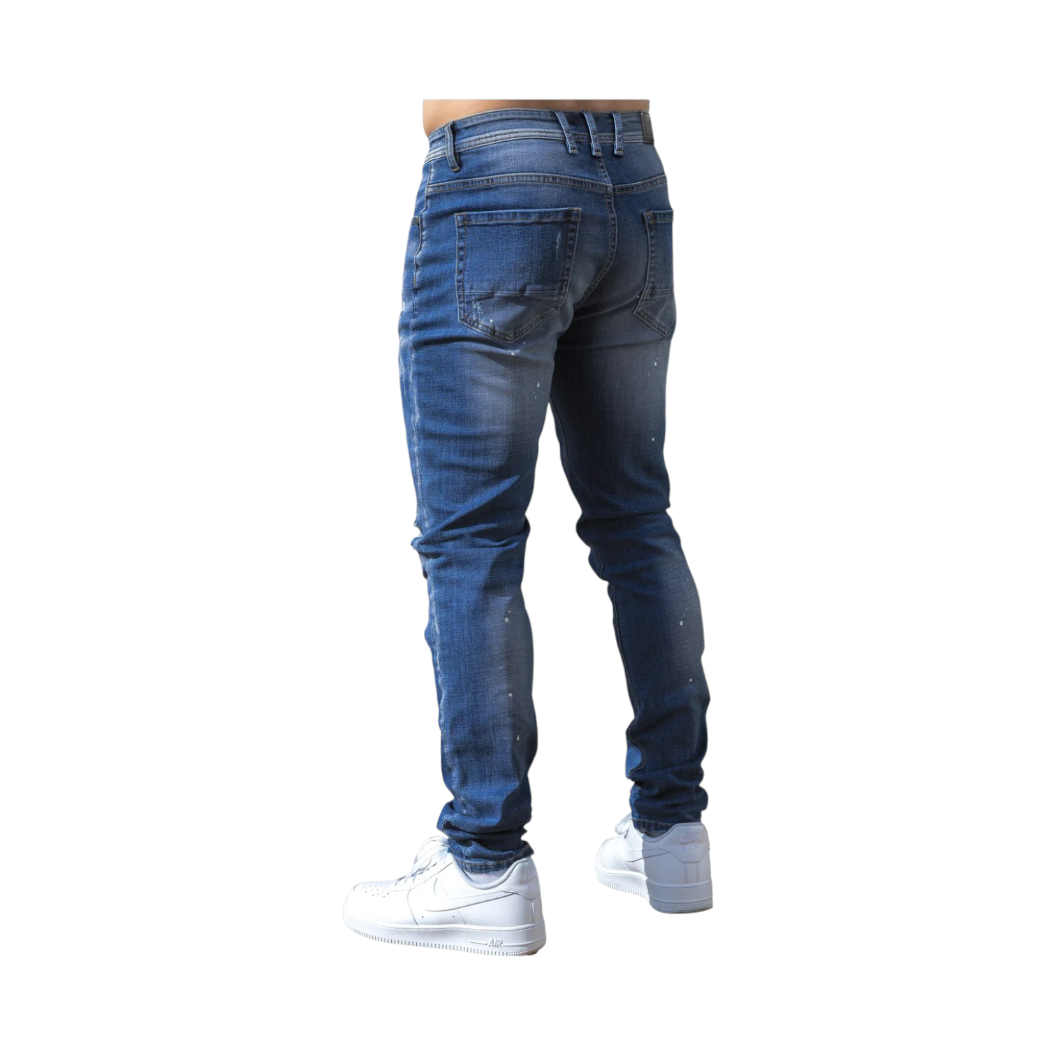 Enzo Slim Fit Ripped Jeans