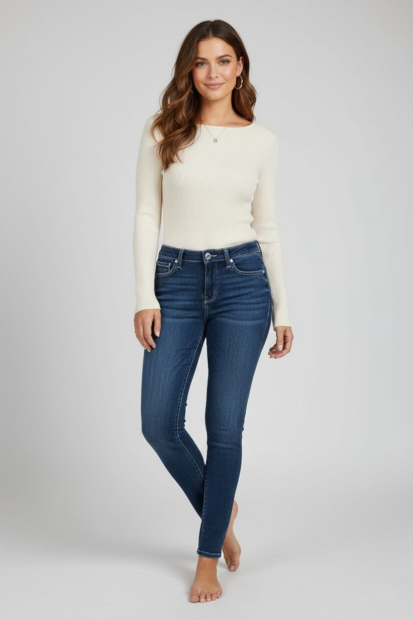 True Religion Jennie MR Skinny women's jeans