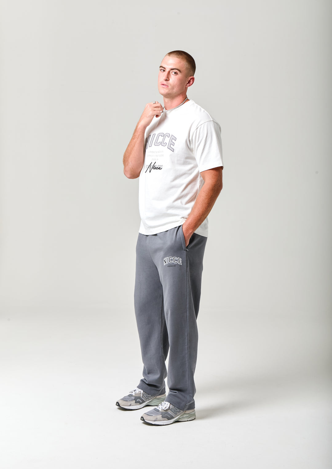 NICCE Mens Elevate Open Hem Joggers