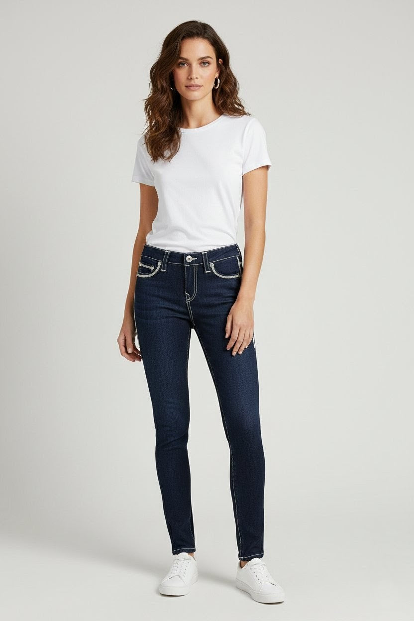 True Religion Flat Lock Jennie Women's Jean
