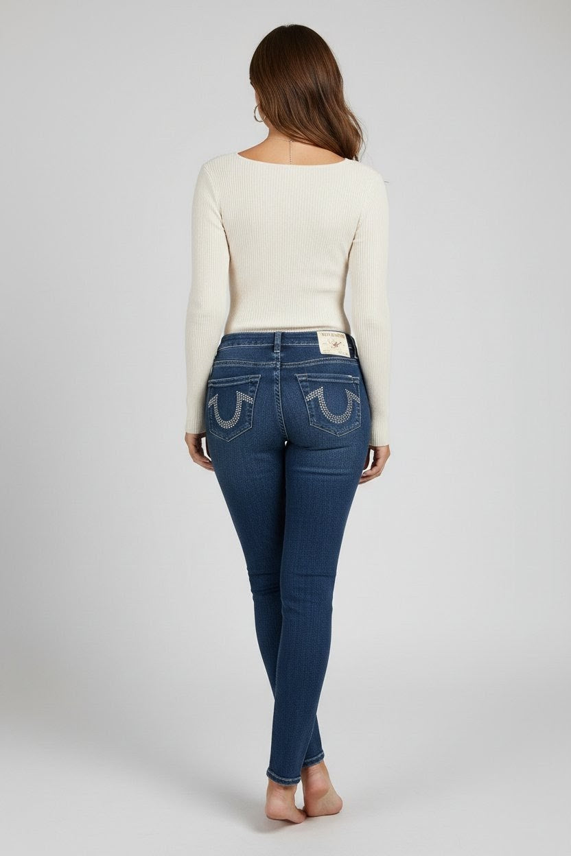 True Religion Jennie MR Skinny women's jeans