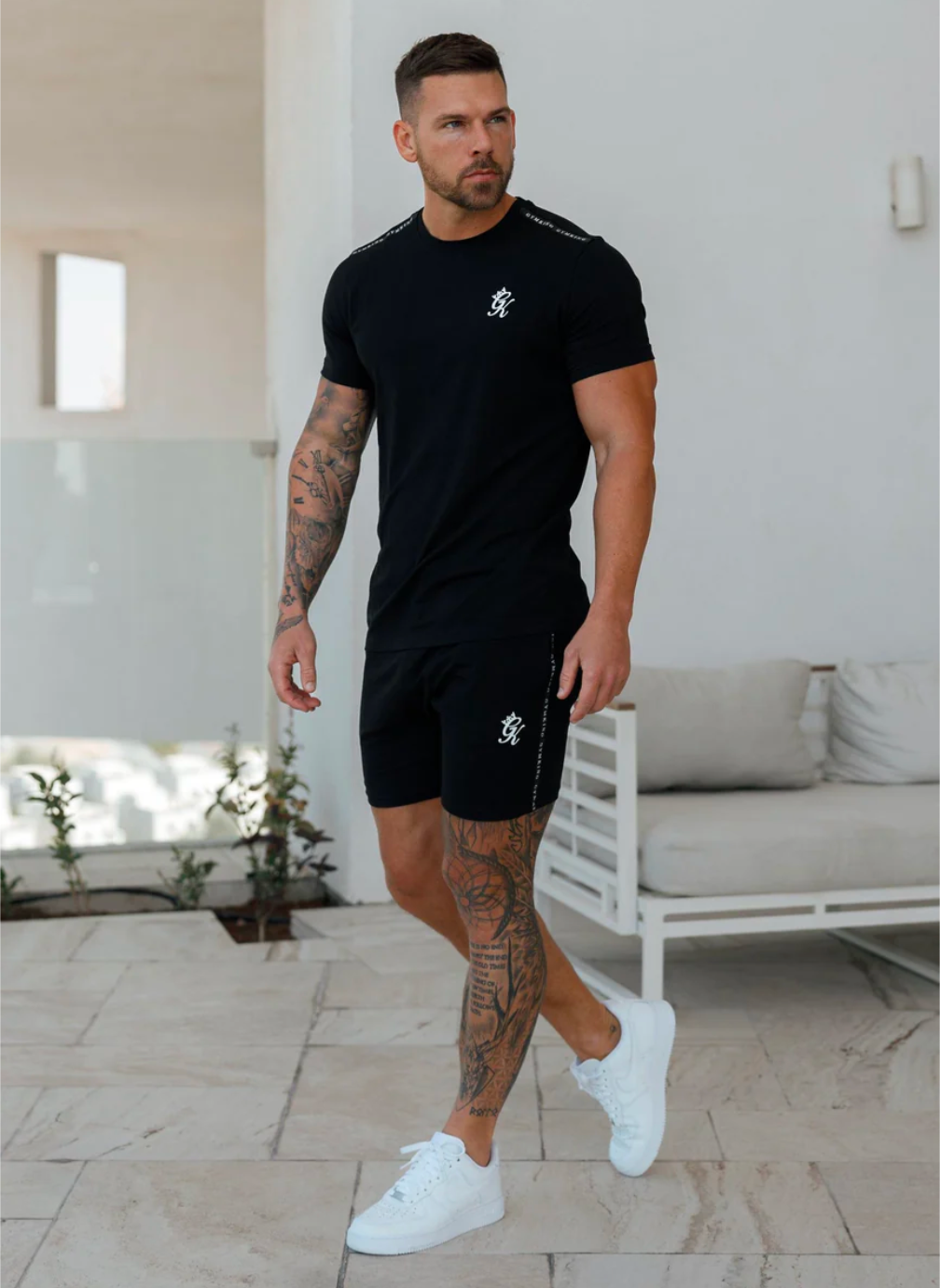 Gym King Taped Jersey T-Shirt