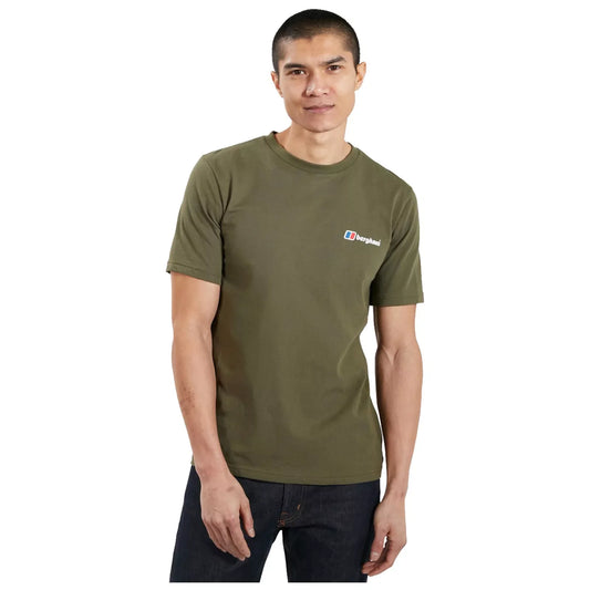 Berghaus Mens Organic F&B Front Back Logo T-Shirt Stretch Lightweight Top