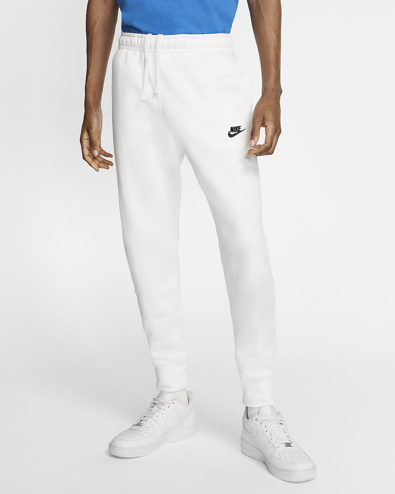 Pants and jeans Nike Sportswear W Essential Fleece Pants Dk Grey Heather/  White | Footshop